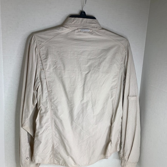 Insect Shield Womens Sz S Long Sleeve Button Up Shirt Top Blouse Repellent Appar - Picture 4 of 5